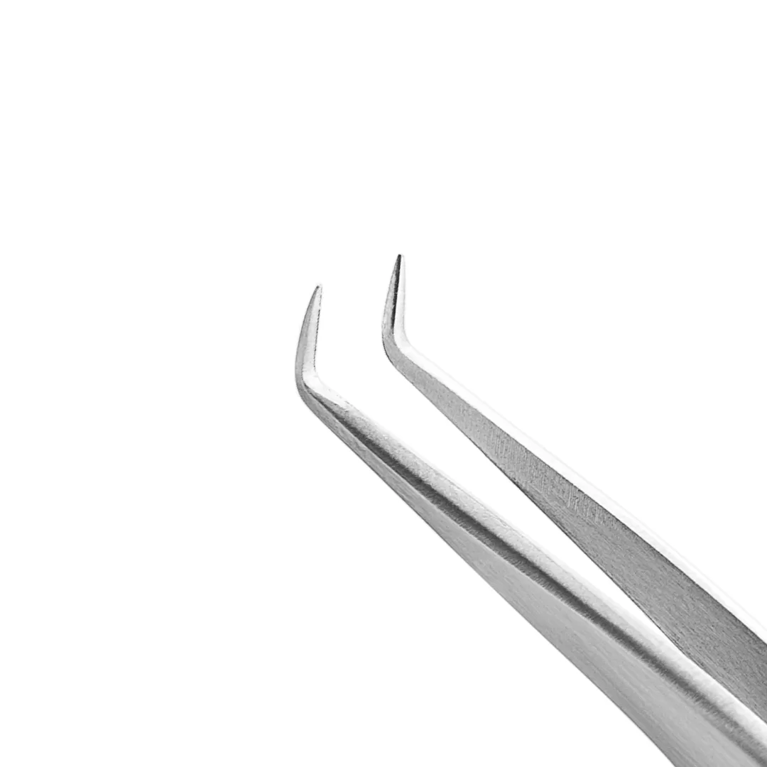 Pincetas sidabrinis 90° 5 mm (Diamond)